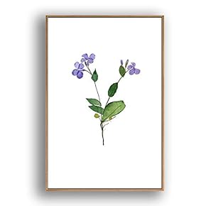 Framed Canvas Wall Art for Living Room, Bedroom Leaves Canvas Prints for Modern Home Decoration Ready to Hang - 16"x24" inches