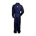 MAGID N1540 A.R.C. Cotton Arc-Resistant Coverall, Mandarin Collar, 2X-Large, Navy Blue