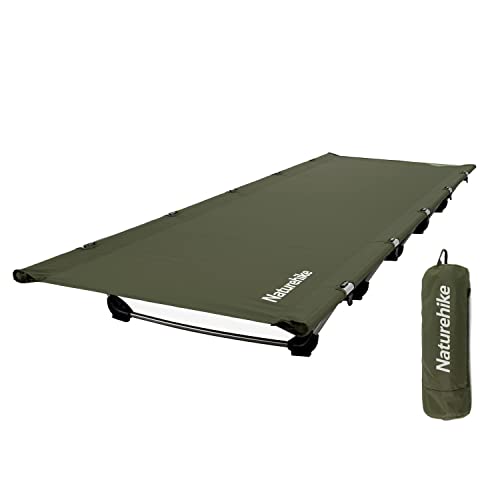 Naturehike Campingbett Ultraleichtes Feldbett Tragbares Klappbett für Erwachsene Schlafen Belastbarkeit bis 150kg Campingliege für Zelten Wandern Home Rucksackr