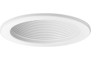 Juno VuLite 4" Recessed Light Trim, Air-Loc and Wet Rated Recessed Lighting Trim for New Construction and Remodel, Downlight Baffle Trim with Torsion Springs, Fits IC23, IC22, IC22R Can Light Housings