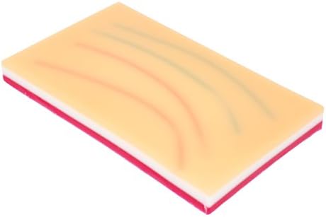 Skin Suture Model 7" x 4" with Veins | Get Suturing Practice Using the 3-Layered Imitation Skin Suture Pad | It's the Perfect Addition to Your Surgery Practice Kit | The Apprentice Doctor