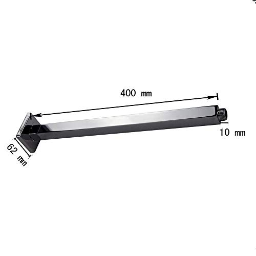FidgetFidget Ceiling Mount 16" Bathroom Stainless Steel Shower Arm for Shower Head Assembly - Thumbnail 5