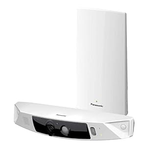 Panasonic HomeHawk Outdoor Wireless Smart Home Security Camera, Wide Angle View, Color Night Vision, 2-Way Talk, Works with Alexa & Google Assistant, 1 Camera Kit (KX-HN7001W)