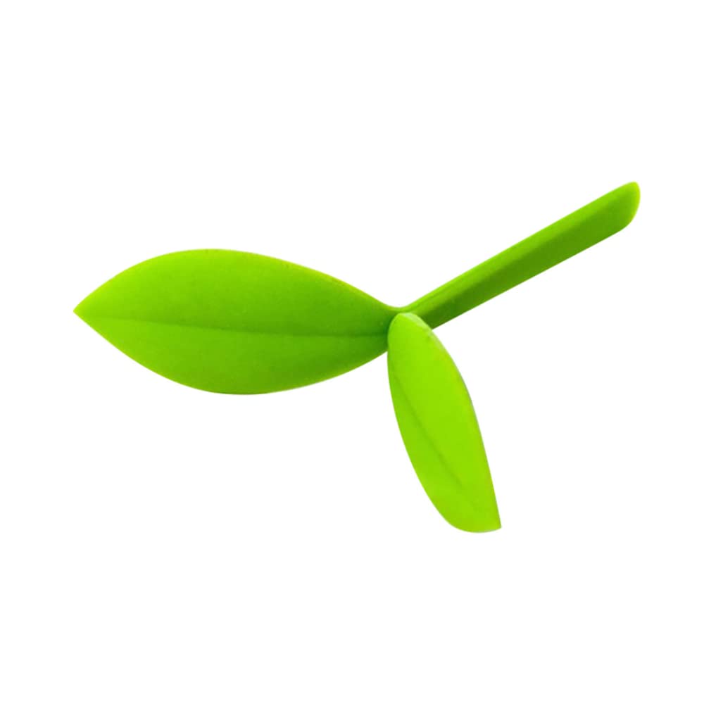 3Pcs Sprout Green Bookmarks, Green/Yellow/Rose red Mini Green Sprout Bookmarks Silicone Grass Buds Bookmarks Creative Gifts for Book Lovers Reading