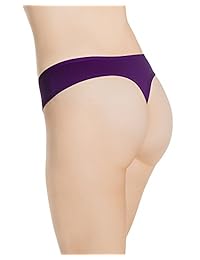 Nabtos - Tangas de algodón para mujer, sexy, íntimas, lencería, paquete de 6