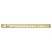 Westcott® Wood Yardstick, Hanging Holes and Metal Ends, 36