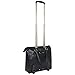 Aimee Kestenberg Isla Women's Saffiano Faux Leather 2-Wheel 15in Laptop & Tablet Anti-Theft RFID Business Case / Carry-On Travel Tote, Black