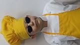 CHEFSKIN KIDS YELLOW MUSHROOM CHEF HAT, ADJUSTABLE VELCRO