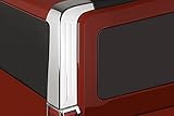 Kasei H3-CPC Hummer H3 Chrome Rear Pillar Cover Trims Set