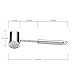 3S 201 Stainless Steel Large Heavy Duty Meat Tenderizer Mallet, Meat Tenderizer Hammer