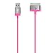 Belkin MIXIT 30-Pin ChargeSync Cable for iPhone 4/4S/3/3S, iPad 3G and iPad 2 (Pink)
