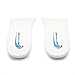 footinsole H0.8 Inch Height Increase Shoe Inserts - Invisible Lift for All-Day Comfort - Perfect for Men and Women (White, 2 Pairs)