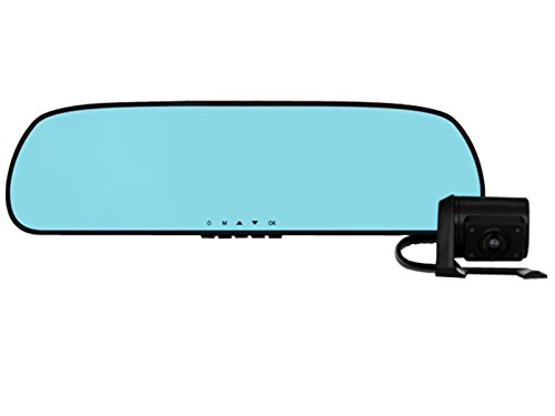 HLJÂ®4.3 inch TFT Rear View Mirror Car Camera & DVR with 140 Degree Wide Angle+G-sensor+Motion Detection