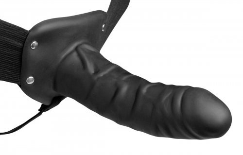 Bundle Package 1 Erection Assist Hollow Silicone Strap On and 1 Jizz Water Based Cum Scented Lube - 8.5 oz