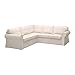 IKEA Ektorp Sectional Slipcover Cover, 4 Seat Corner, Lofallet Beige, 403.216.88