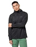 Jack Wolfskin Mens Horizon Hooded Jacket M, Black, L