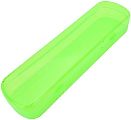 Namgiy Toothbrush Holder Case Cover Storage Toothpaste Case Plastic Travel Case 21*5.6*3.3cm