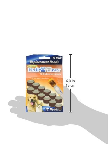 Telebrands PediPaws Replacement Filing Heads 12 Replacement Heads