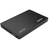ORICO Tool-Free SATA to USB 3.0 External Hard Drive Enclosure for 2.5" HDD and SSD [UASP Supported] - Black