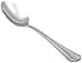 Amazon Basics Stainless Steel Dinner Spoons with Scalloped Edge, Pack of 12