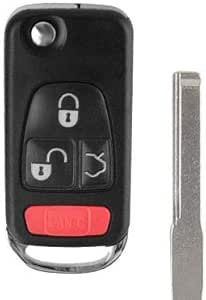 Carcasa de Llave Plegable con Tapa para Llave remota para Mercedes Benz