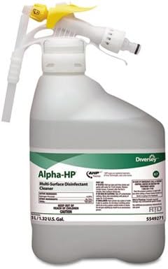 Diversey 5549271 Concentrated Multi-Surface Cleaner Citrus Scent 5000mL RTD Bottle
