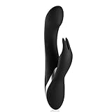 Utimi Silicone Rabbit Vibrator 10 Modes G-spot Vibrator Rechargeable Clitoris Stimulator with Dual Powerful Motors