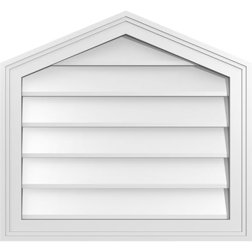 Signature Urethane GVSPE24X2202SN-05 Peaked Top Brickmould Frame, Primed Tan Si…