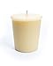 Vanilla Bean Soy Votive Candles - Scented with Natural Fragrance Oils - 6 Beige Natural Votive Candle Refills - Bakery & Food Collection