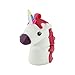 CHUYI Novelty Unicorn Shape Design 32GB USB 2.0 Flash Drive Cute Memory Stick Horse Thumb Drive Data Storage Pendrive Cartoon Jump Drive Gift (White)