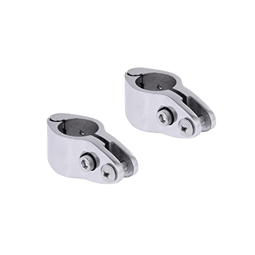 Mxeol Bimini Rail Mount 7/8 Inch Bimini Top Rail Clamp Stainless Steel