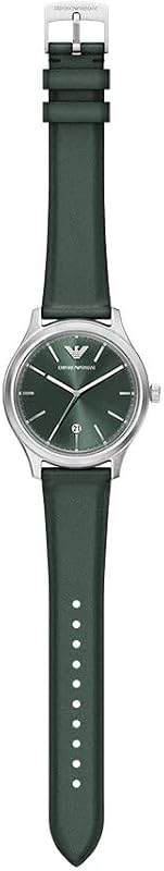 Relógio masculino de 41MM em aço inoxidável em tom prateado, AR11749