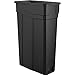 Amazon Basics 23 Gallon Commercial Slim Trash Can, No Handle, Black, 4-Pack - TCN2030BK4A