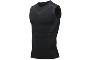 Men Compression Tank Top Sleeveless Athletic Base Layer Workout Undershirt