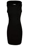 Meaneor Women Sleeveless Party Evening Summer Beach Short Mini Hoodie Dress