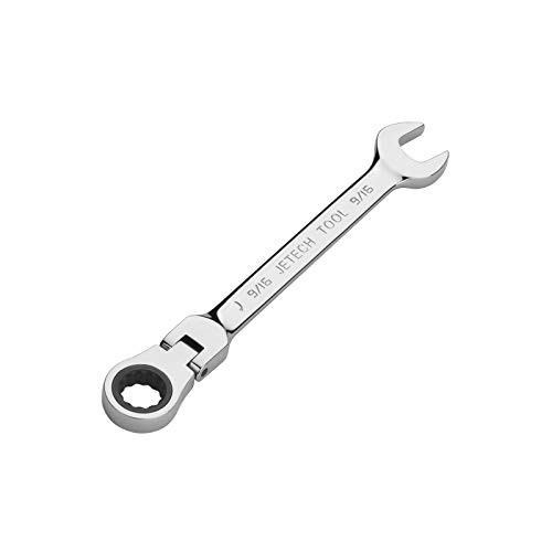 Jetech 9/16" Flexible Head Ratcheting Combination
