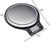 Amazon Basics Digital Kitchen Scales 11 lbs LCD Display Stainless Steel view 10