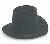 Darice 12767 Felt Black Top Hat, 2 X 1.25 X 1-inches, Black