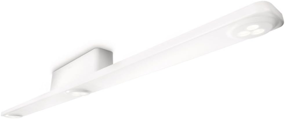 Philips Instyle Vanitas Bathroom Ceiling Light White (Integrated 3 x 6 Watts LED Bulb)