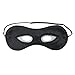 Long Black Hair Wigs for Women Kids Straight Natural Cosplay Wig with Orange Headband and Eye Mask BU136
