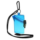 Witz See It Safe Small Blue Waterproof ID Badge Holder Sport Case 00402