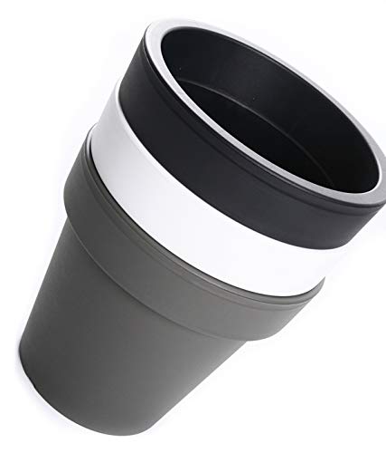 Blumentopf Blumenkübel mit Untersetzer Rund Pflanzkübel Pflanztopf Übertopf Lofly Größen & Farben wählbar (350 Anthrazit) – Bild 5