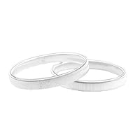 fayle Arm Band 2PCS Men Clothing Accessories Bartender Non-Slip Spring Bracelet Sleeve Cuff Jewelry Durable Metal Gift hion Elastic(Silver)
