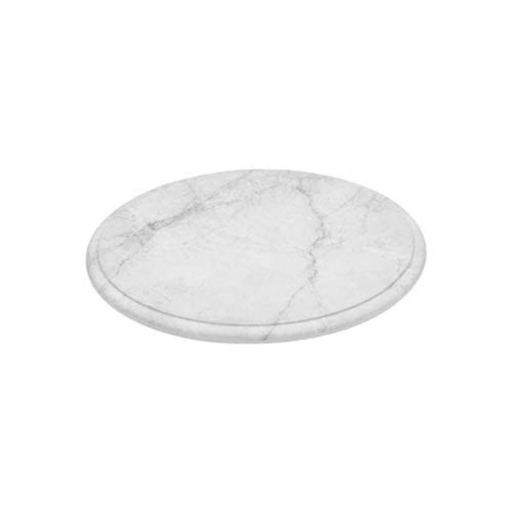 Dalebrook ‎DG511 White Marble Effect Melamine Round Platter 285x14mm
