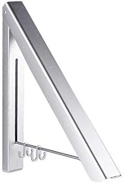 xiaomabenben Folding Wall Mounted Retractable Clothes Hanger, Aluminum Folding Drying Coat Racks,Home Storage Organiser Space Saver for Laundry Room Balcony (1)