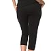 Coco-Limon Women Crop Jogger - French Terry Love Print Sweatpant, Charcoal, Medium