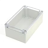 Waterproof Sealed Power Junction Box 200mmx120mmx75mm w Clear Cover