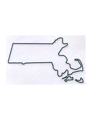 Massachusetts State Stencil Made from White 4 ply Mat Board (5x7)