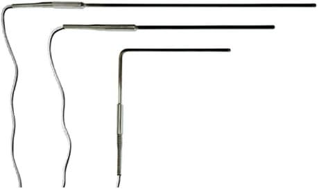 Fluke Calibration 5609-12-A Secondary Standard Probe for Platinum Resistance Thermometer, INFO CON for 914X, 12" L x 0.25" Diameter, -200°C to 670°C Temperature Range, 100ohm