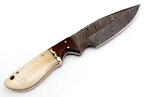2121 BW/Custom Handmade Damascus Blade Professional Hunting Knife